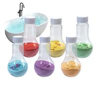 Potions de bombes de bain, boules de douche naturelles, couleurs de mousse à bulles de tout-petits pétizes, jouets de baignoire avec parfum de fruits, science amusante et copain de bain magique