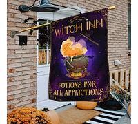 Potions De L'Auberge Des Sorcières Pour Toutes Les Afflictions Drapeau De Jardin Supérieure Jardin Signe Durable Drapeaux De Vacances Décoration Pour Pelouse Balcon Extérieure S