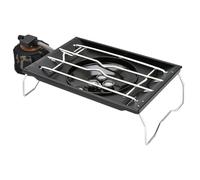 Potle portable générique | Petit poêle de cuisine pliable | Efficacité du brûleur arrière Équipement extérieur extérieur extérieur de camping barbecue pique-nique cuisson à