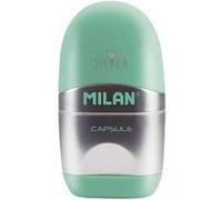 Duo Taille-crayon Gomme MILAN Capsule Silver Bleu marine