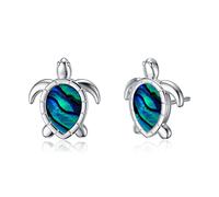 POTOPYY Boucles d'oreilles à tige en argent sterling 925 en forme de grenouille/papillon/hibou/panda/tortue/dinosaure - Cadeau pour filles et amoureux des animaux, Base :, Base