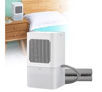 Matelas De Ventilateur De Refroidissement par Eau à 3 Vitesses du Vent pour Les Dormeurs Chauds, Tapis De Refroidisseur De Lit d'eau TéLéCommandé Chargeant 200 Kg,160×140cm