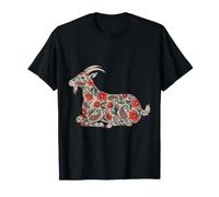 Potrait d'illustration d'amant de chèvre Mignon T-Shirt
