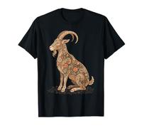 Potrait d'illustration d'amant de chèvre Mignon T-Shirt