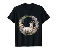 Potrait d'illustration d'amant de chèvre Mignon T-Shirt