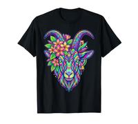 Potrait d'illustration d'amant de chèvre Mignon T-Shirt