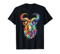 Potrait d'illustration d'amant de chèvre Mignon T-Shirt