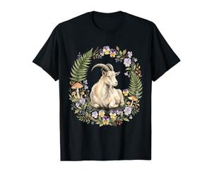 Potrait d'illustration d'amant de chèvre Mignon T-Shirt