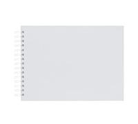 potricher Grand album photo de 31 x 21,6 cm, 80 pages en papier kraft épais pour scrapbooking, mariage, anniversaire de mariage, famille et bébé, blanc