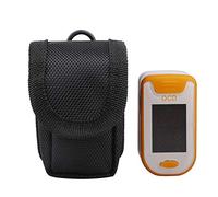 POTRUWE Étui de Transport pour Oxymètres de Pouls du Bout des Doigts, étui pour Oxymètre de Pouls 8,5 X 6,5 X 4 Cm, Pochette de Transport pour Capteur D'oxygène Portable, (Noir)