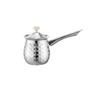 Pots à beurre compacts avec couvercle pour mousser le lait, facile à nettoyer, portable