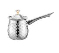 Pots à beurre compacts avec couvercle pour mousser le lait, facile à nettoyer, portable