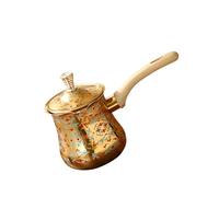 Pots à café turcs avec manche en bois, parfaits pour une utilisation sur la cuisinière, pour chauffer la soupe lait, le chocolat