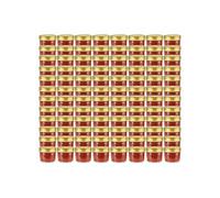 Pots à confiture avec couvercle doré 96 pcs Verre 110 ml