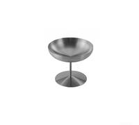 Pots à dessert en métal de qualité supérieure - 250 ml - Réutilisables - Pour mousse, pudding et bagatelle - Couleur dorée (250 ml argenté)