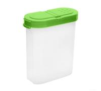 Pots à épices transparents avec double couvercle et bec verseur latéral, bouteilles d'assaisonnement en ABS transparent pour le rangement et l'organisation de la cuisine, récipient à condiments facile