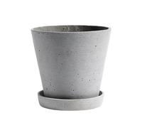 Pots à fleurs avec soucoupe M H 13.5cm / Ø 14cm