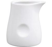 Olympia - Pots à lait alvéolés GM366 70 ml en porcelaine - Lot de 6