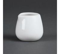 Pots à Lait et Crème en Porcelaine Blanche 85 ml x 12 Olympia Blanc