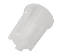 Pots à orchidée en plastique transparent avec trous de drainage - Pots de fleurs transparents et respirants pour plantes grasses, plantes d'intérieur et jardin (12 cm)