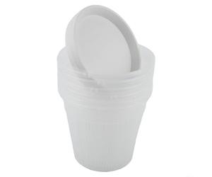 Pots à orchidées transparents avec soucoupes, pots de fleurs en plastique avec trous de drainage, conteneurs transparents pour surveillance des racines, ensemble de jardinières de fleurs d'intérieur