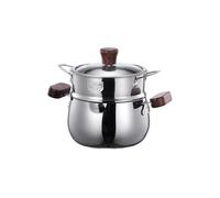 Pots à vapeur double couche en acier inoxydable 304 de qualité alimentaire adaptés pour la cuisson et la préparation des aliments en toute sécurité