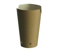 Pots aérés pour frites ou beignets, en carton coloris kraft brun, 480ml, lot de 1000 unités