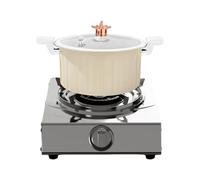 Pots antiadhésifs - Casserole de cuisine antiadhésive, ustensiles de cuisine, ustensiles de cuisine, autocuiseur pour bouillon de riz, sauce, soupe, cuisinière électrique à induction, appartement