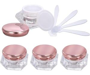 pots avec couvercle, Acrylic Diamond Shape Cosmetic Container