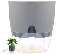 Pots D'arrosage Transself, Pots De Fleurs À Arrosage Automatique Pour Plantes D'intérieur, Pots De Plantes De Fleurs En Plastique Pour Violettes Africaines, Herbes, Aloès, Lys De Paix Avec Corde