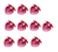 Pots de à lèvres rechargeables en forme de cœur, 10 pièces, contenants cosmétiques anti-fuite Miroor, cosmétique en plastique de voyage, bouteilles rechargeables