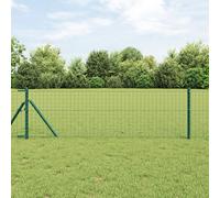 Pots De Clôture Vidaxl 26 Pcs Vert Ø32 Mm 100 Cm Acier Galvanisé