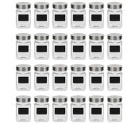 24x Pots de Conservation avec Autocollant 300 ml Bocaux à Confiture vidaXL