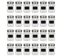 Pots de conservation avec autocollant 24 pcs 300 ml vidaXL vidaXL
