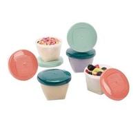Babymoov Pots de conservation Babybols 6x180 ml - Eco-conçus - Fabriqués à partir de matière végétale en France - Recyclables - 100% Hermétiques
