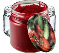 Pots de conserve KADAX avec couvercle, fi66 mm, 200 ml, paquet de 20, Vege