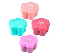 Pots de crème en caoutchouc étanches essentiels de voyage pour cosmétiques, visage, mains, corps, conteneurs de voyage pour articles de toilette