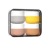 Pots de crème en silicone étanches essentiels pour cosmétiques, visage, mains, corps, crème de voyage, pour articles de toilette