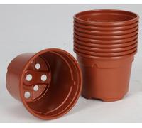 Pots de culture 10 pots de 9cm en terre cuite Pots de semis Fleurs à bouturer