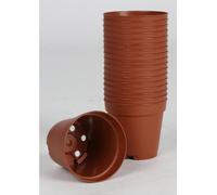 Pots de culture 18 pièces 5,5cm ronds en terre cuite Pots de semis Boutures à tirer