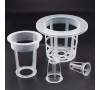 Pots De Culture De Graines De Plantes Sans Sol, 20 Pièces, Filet Pour Pépinière, Tasse En Maille, Colonisation Hydroponique, Support De Panier En Plastique, Plantation De Légumes.No.25