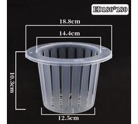 Pots De Culture De Plantes Hydroponiques, Support De Panier En Filet Sans Sol Pour Serre, Plateau De Tasse De Pépinière De Légumes, Colonisation Hydroponique 10 Pièces.10pcs Ed180x180mm