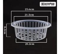 Pots De Culture De Plantes Hydroponiques, Support De Panier En Filet Sans Sol Pour Serre, Plateau De Tasse De Pépinière De Légumes, Colonisation Hydroponique 10 Pièces.10pcs Ed270x85mm