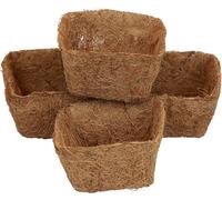 Pots de culture en fibre de coco Pot de fleurs en matériau naturel 11cm 12 pièces pour un jardin sans plastique