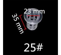 Pots De Culture Hydroponique Transparents, 10 Pièces, Maille De Colonisation, Standard 7 Tan, Serre De Jardin, Sans Sol, Fruits Et Légumes.23mm X 35mm