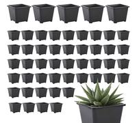 Pots de démarrage de semis, pots de démarrage pour plantes, démarreur de semis carré 50x | Conteneur de plantation de fleurs, accessoires de jardin pour accompagner les légumes