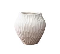 Pots de Fleurs Creative Alien Light Luxe Bureau Succulentes Pot Petit 20cm Céramique Décoratif Pot de Fleurs Jardinières (Blanc)