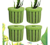 Pots de fleurs d'aquarium | Support de aquatique | Pot poreux stable pour décoration de paysage, fenêtre, étang d'angle de jardin