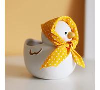 Pots de fleurs en céramique en forme de canard pour plantes grasses, petits pots de fleurs créatives pour plantes grasses, pots de fleurs décoratifs pour la maison, le bureau, le jardin