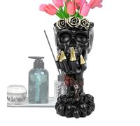 Pots de Fleurs en Forme de tête de Mort pour - Petit crâne - Décoration de Table - Décoration de Jardin - Ne Pas Entendre - Ne Pas Lire - Ne Rien dire - Pot de Fleurs pour la Maison, Halloween